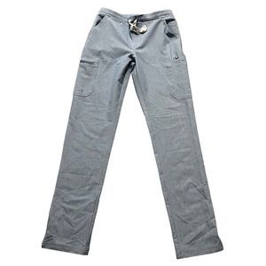 Figs Gray Straight Leg Pants